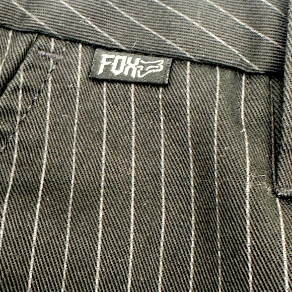 FOX Heritage Forged, Men's Black With White Pinstripes Shorts - Picture 4 of 8
